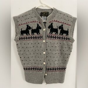 Small sweater vest cardigan